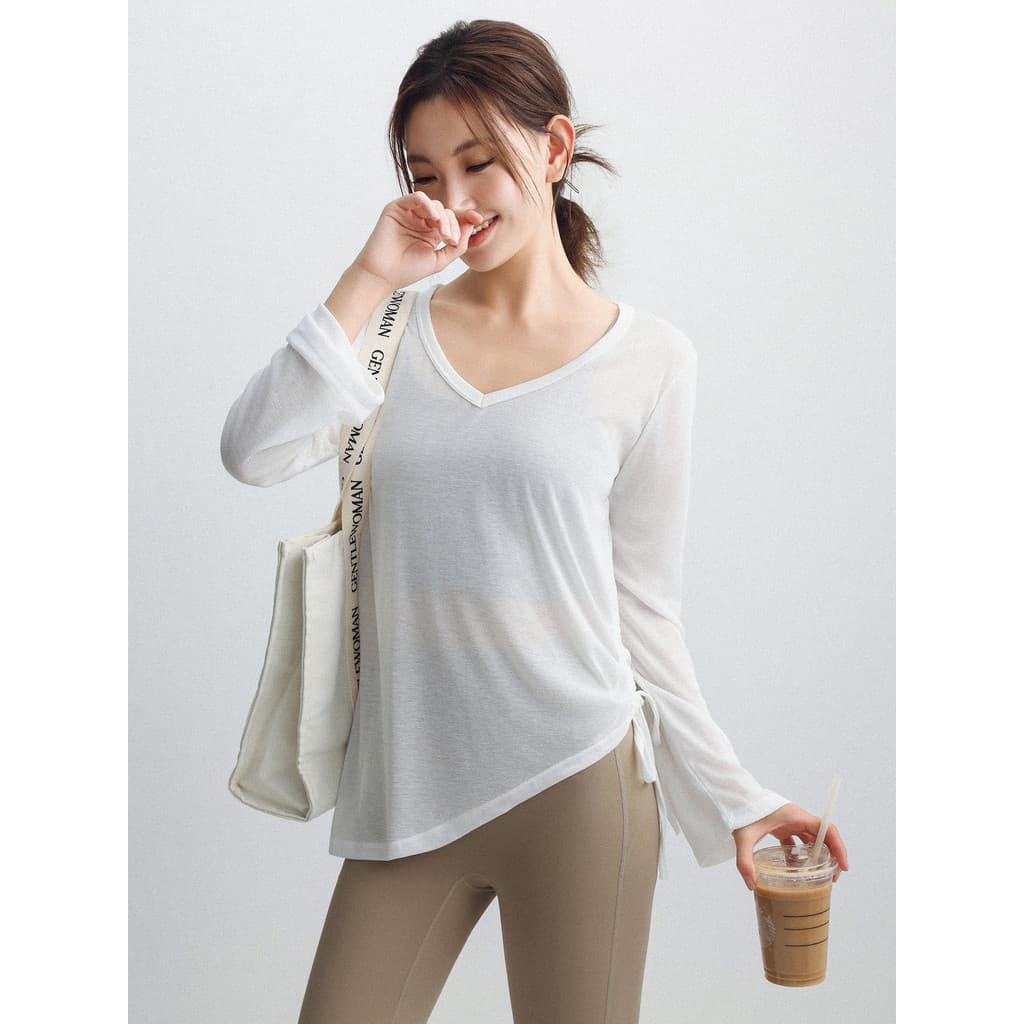 Estilo fino roupas de Yoga feminino solto de secagem rápida blusa esportiva roupas de Fitness topos de manga comprida ga