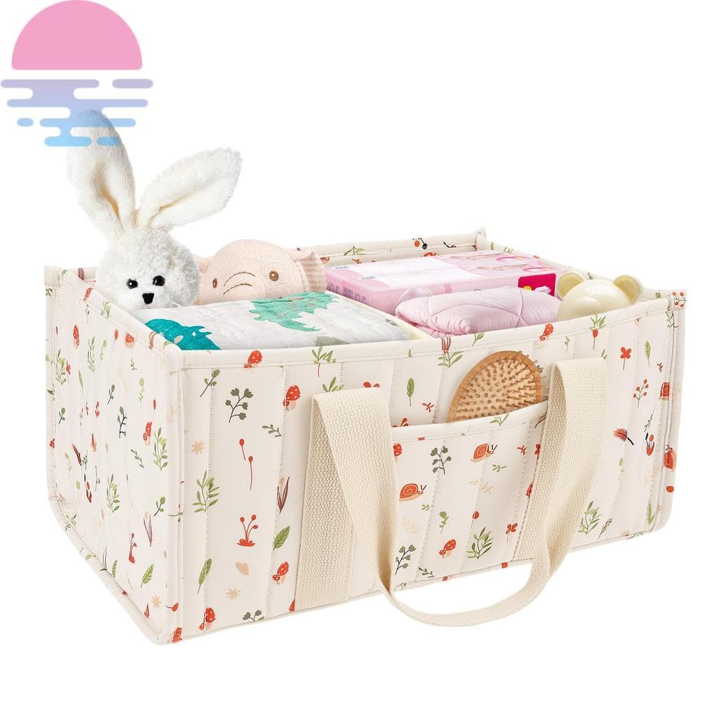 Organizador De Fraldas De Bebê , Cesta De Armazenamento Elegante Para Itens Essenciais Recém-Nascidos E Estação SHOPSKC3
