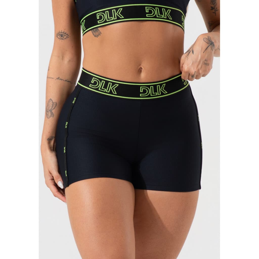 SHORT FITNESS FEMININO COM ELÁSTICOS NO CÓS E NA LATERAL ACTIVITY DLK