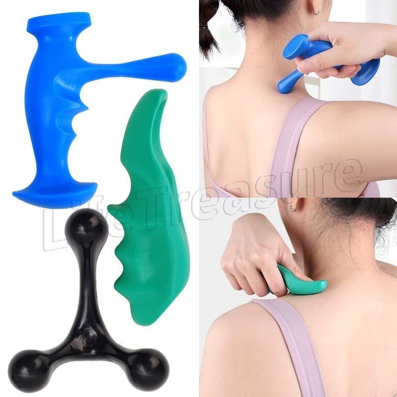 Massageadores De Polegar E Ponto De Acupuntura-Massageador Em Forma De T-Bastão De Relaxamento Muscular Corporal-Ferrame
