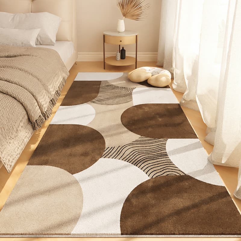 Quarto cabeceira tapete sala de estar sofá mesa café imitação Cashmere mestre tapete de cabeceira antiderrapante cabecei