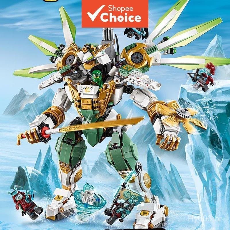 Brinquedo Educacional de Blocos de Montar Robô Mecha, Peças Compatíveis com Lego, Presente de Formatura para Estudantes 