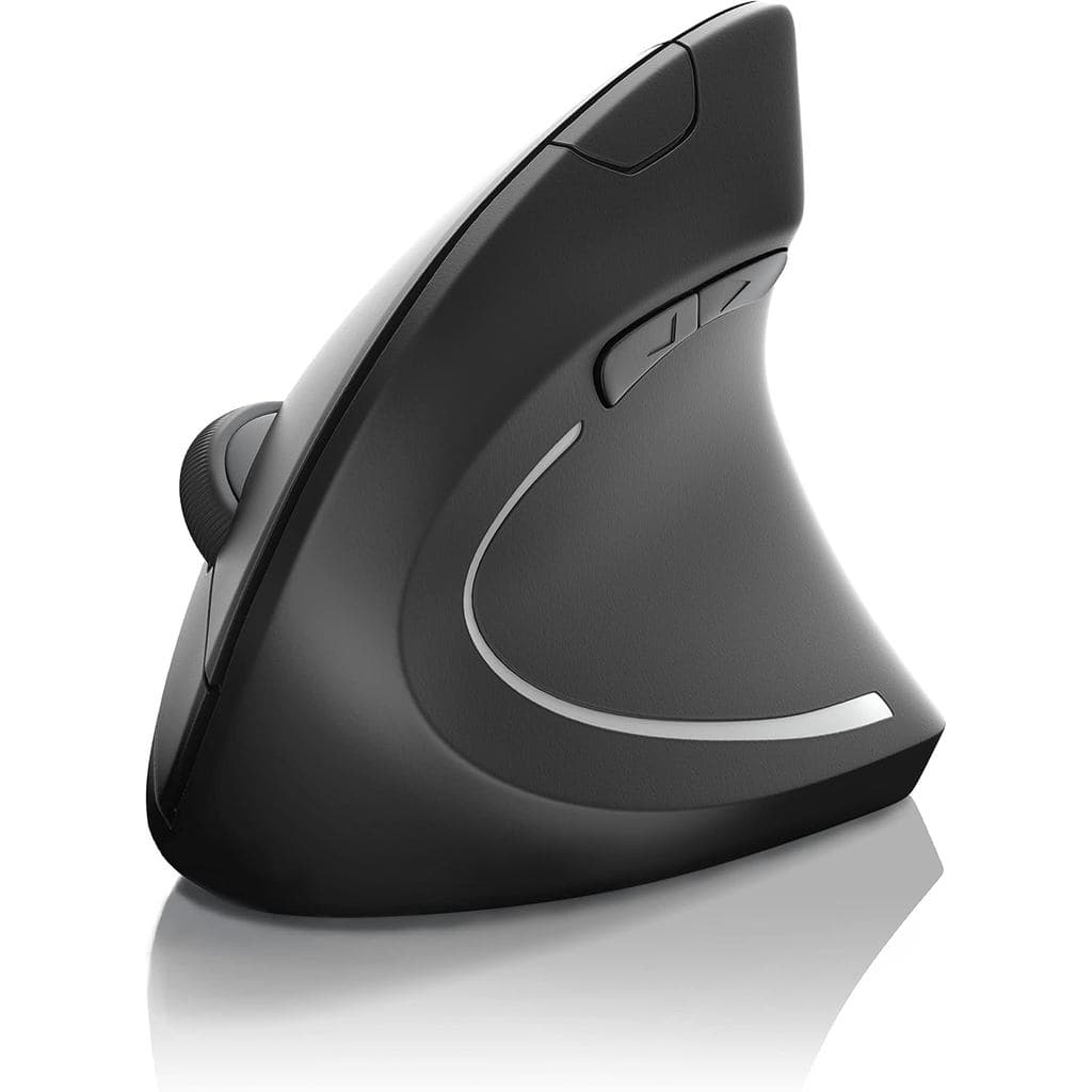 Mouse sem fio CSLOptical, Bluetooth + 2.4GHz sem fio, design vertical, design ergonômico, previne a tensão no pulso, esp