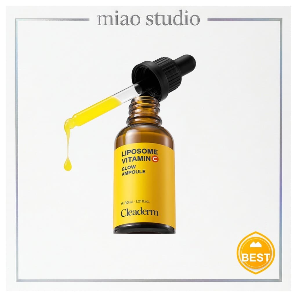 [cleaderm] Ampola Liposome De Vitamina C Glow , 30ml , 1 Unidade/Coreana/Brilho/100 % Autêntica Do miao studio