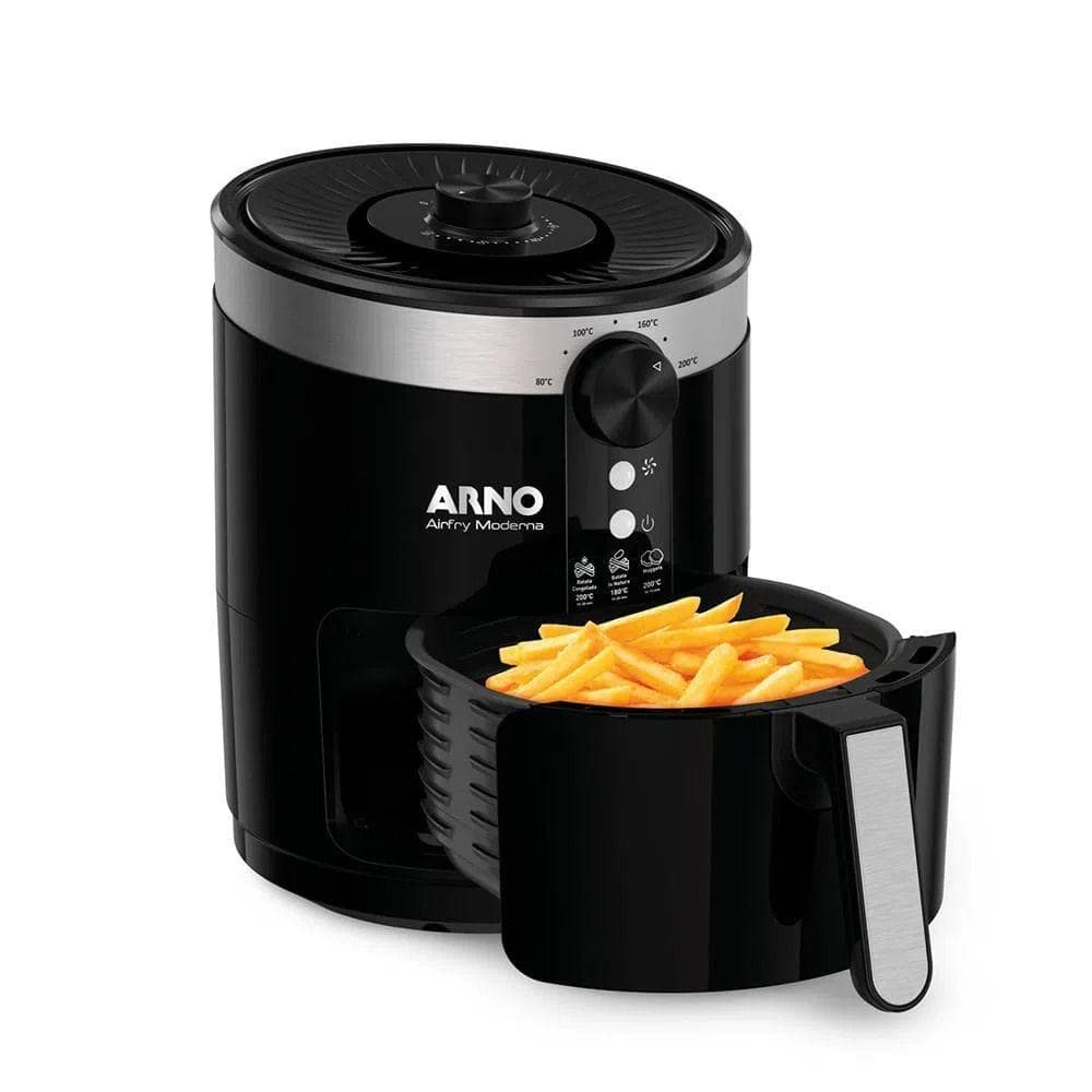 Fritadeira Elétrica sem Óleo Arno Moderna 3,5L Preta PFRY EY1208B1 220V