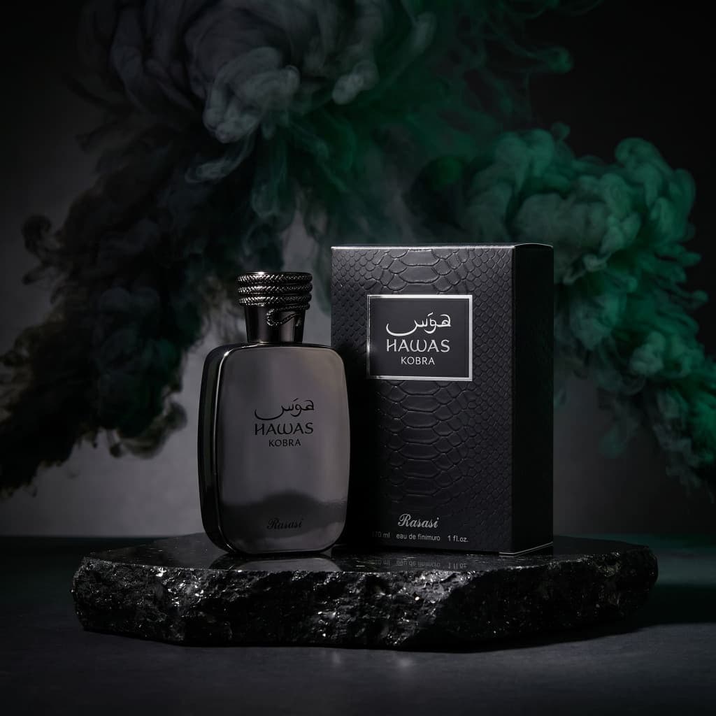 Perfume Árabe Hawas Kobra Rasasi Masculino 100ml Original EDP Longa Fixação Importado Lançamento Inspirado LV Imagine