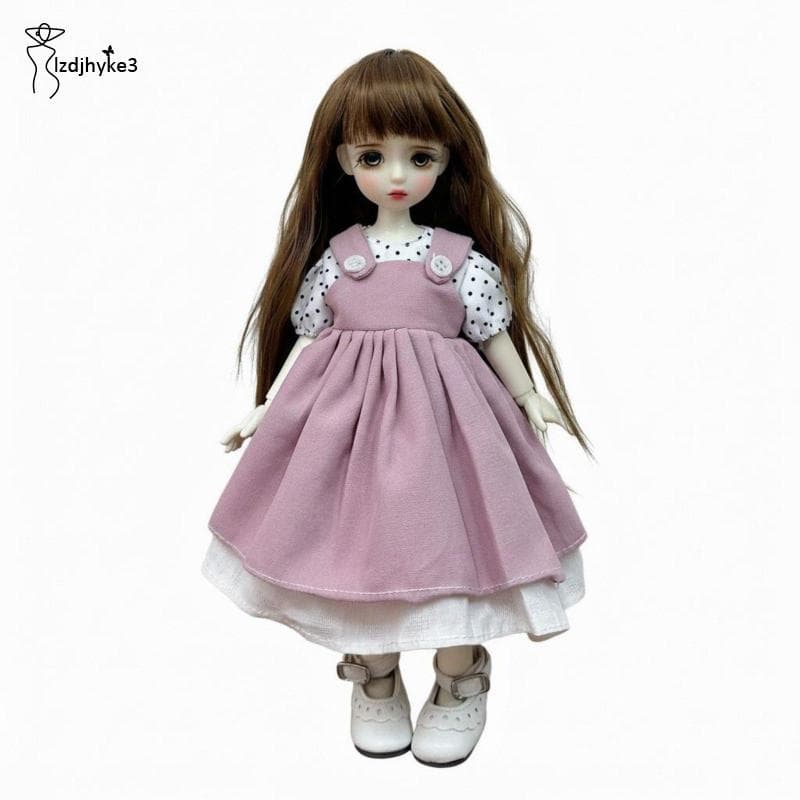 [lzdjhyke3] Vestido De Boneca Bjd Para Bonecas Articuladas Esféricas De 30 Cm , Roupas De Pano Em Escala 1 E 6 Imaginaçã