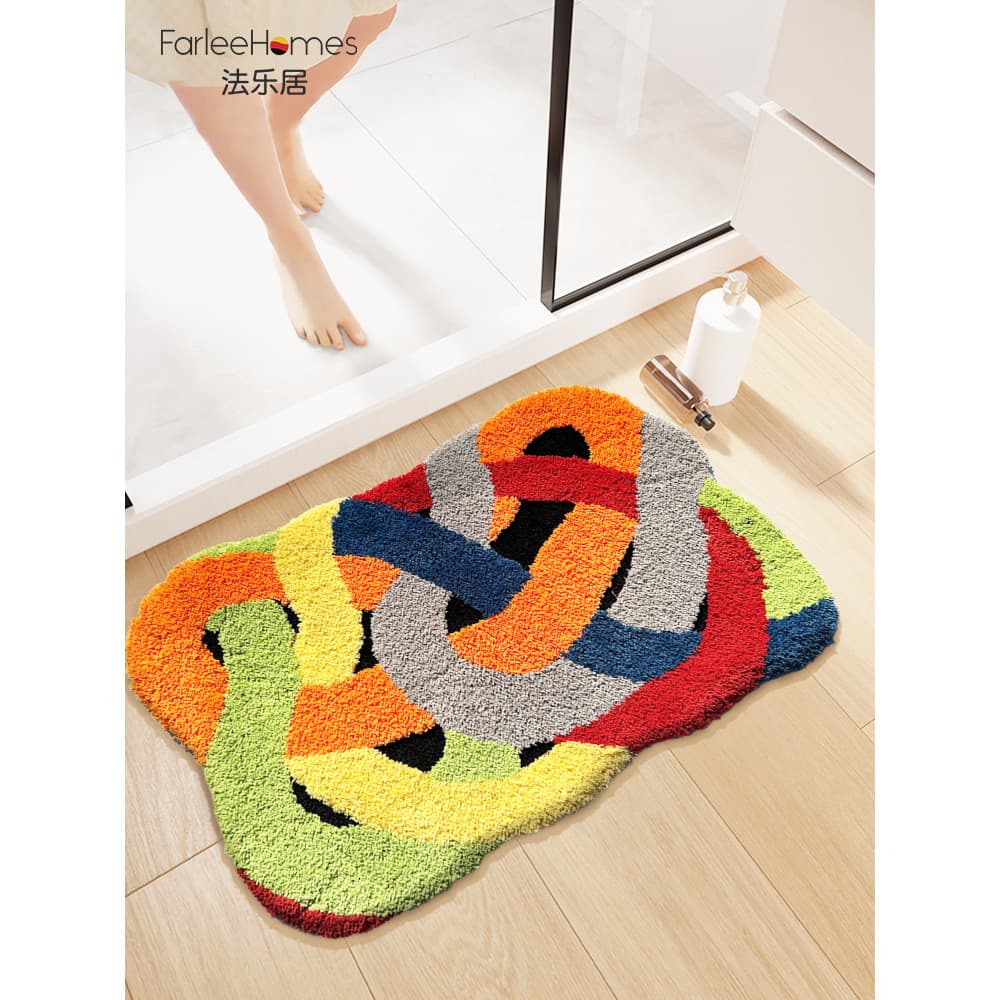 Tapetes de banheiro absorventes antiderrapantes, tapetes de banheiro, quarto, sala de estar, Hotel, toalhas de chão, por