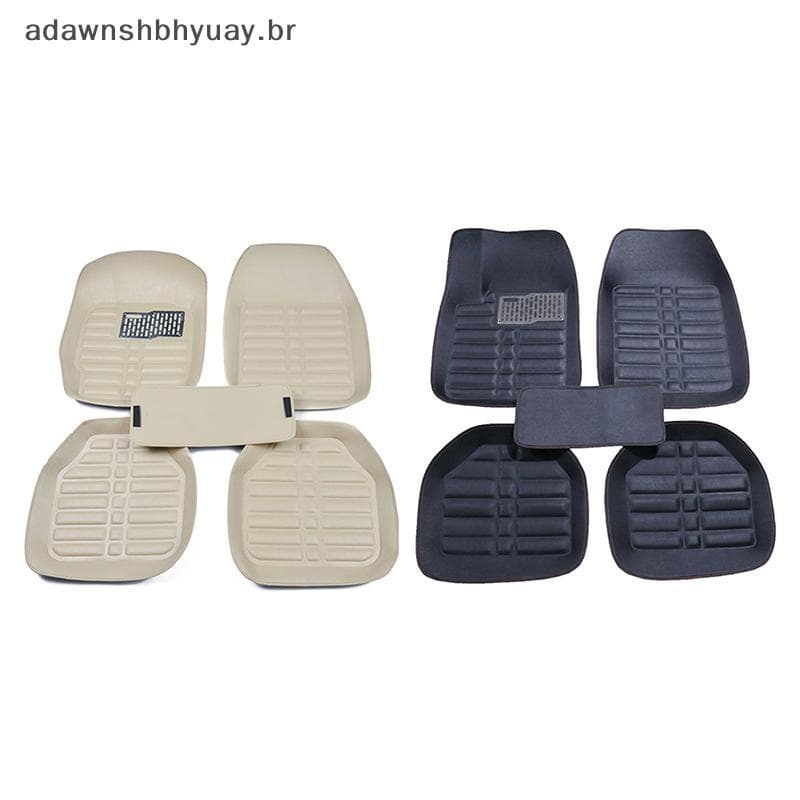 Adawnshubiuay 5 Peças Tapetes De Chão Automotivos Estilo De Carro Para Espanador Premium Conjunto Completo Tapete De Cou