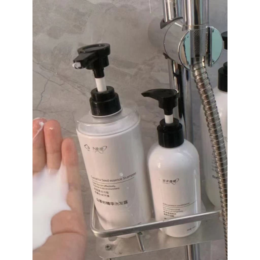 Solun Rose Camellia Seed Essence Shampoo para cuidados com os cabelos Hidratante Hidratante Lavagem corporal Conjunto de