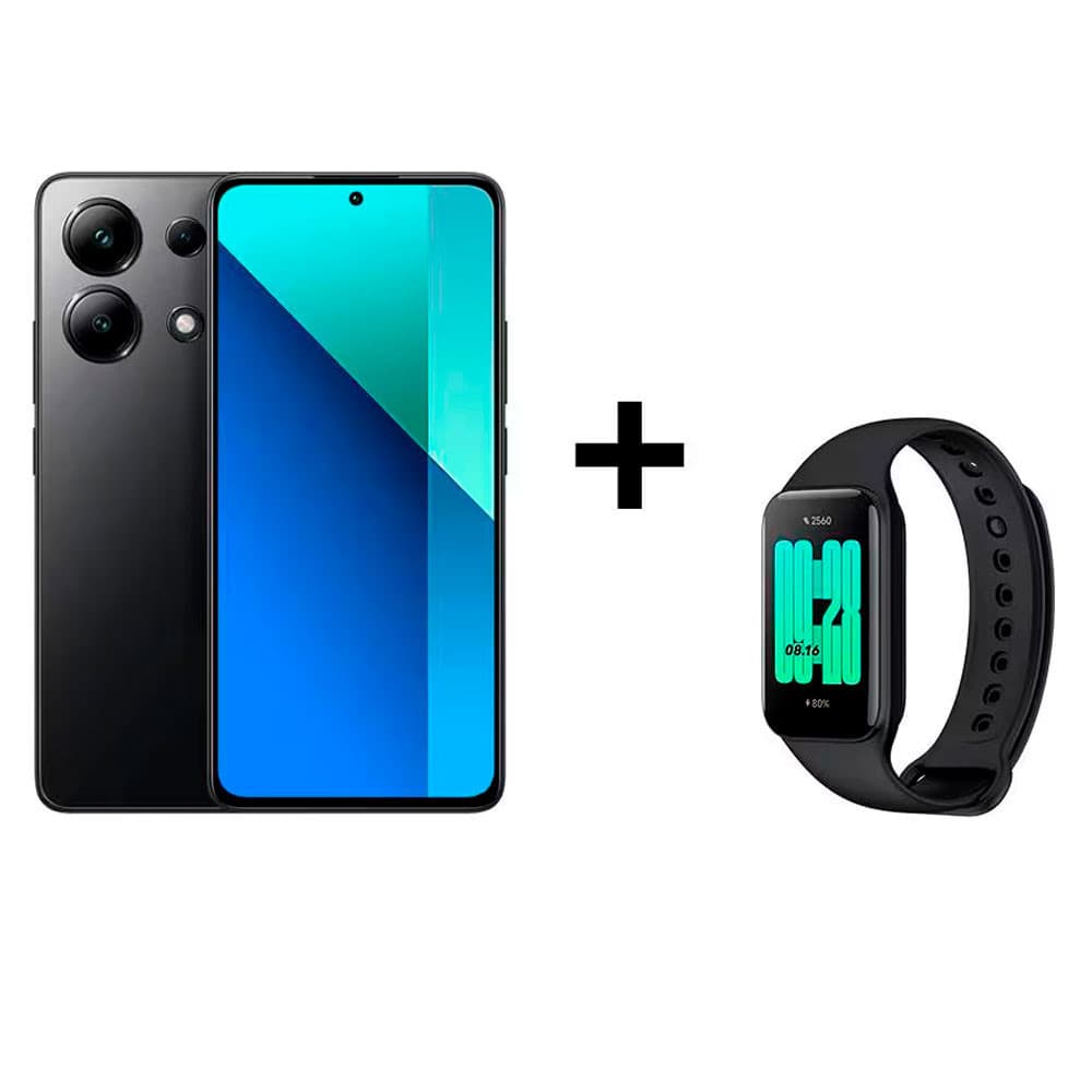Smartphone Redmi Note 13 256GB com Pulseira Inteligente Xiaomi