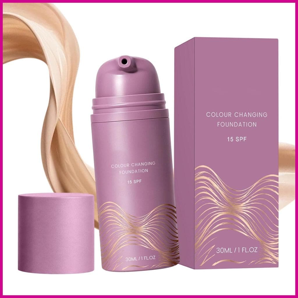 Base Líquida Maquiagem SPF 15 Cor Mudando Beleza Corretivo 30ml De Para Mulheres Pele Madura landes2br