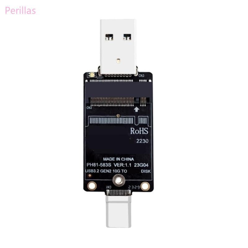 Perillas M 2 Para USB A Type C Adaptador Gabinete SSD Externo 10 Gbps NVMe