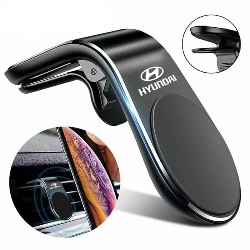 Suporte Magnético Do Telefone Carro Clipe De Ventilação De Ar Montagem GPS Para hyundai i10 i20 i30 i40 ix35 N Linha Kon