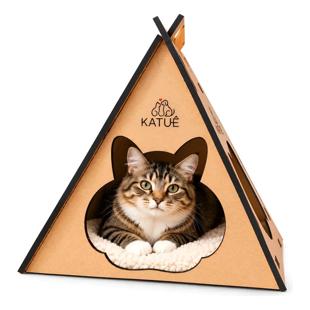 Casinha Para Gatos Toca Pet Estilo Cabana Com Design Moderno