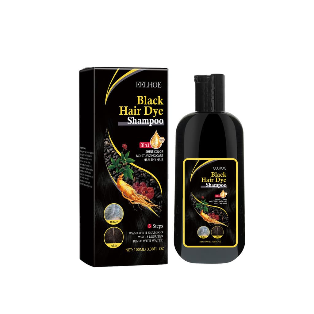 Eelhoe White To Black Shampoo Extrato Hidratante Cabelo Limpeza Calmante Preto