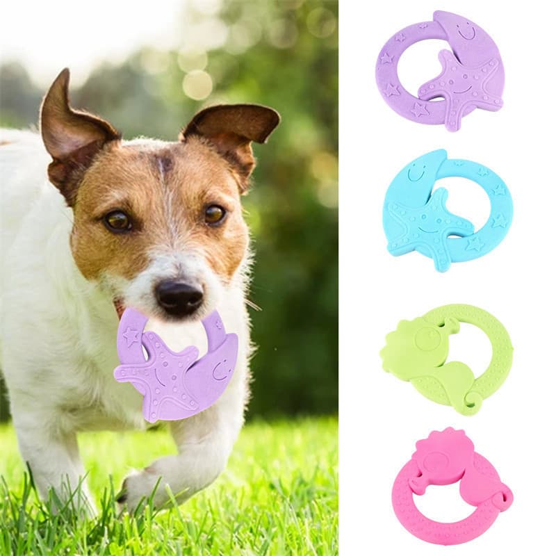 Anel De Dentição Para Limpeza De Dentes De Brinquedo Mastigar Cachorro Cachorros Pequenos