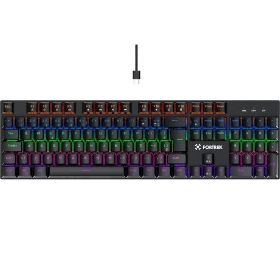 Teclado Gamer Mecânico Fortrek Gravity 100 Fullsized Switch Outemu Red