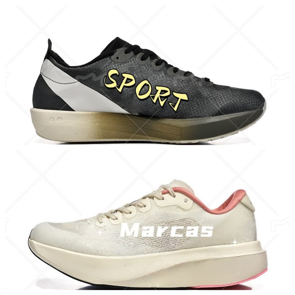 Calçados esportivos juvenis, tênis de corrida para estudantes, tênis vermelhos de competição.