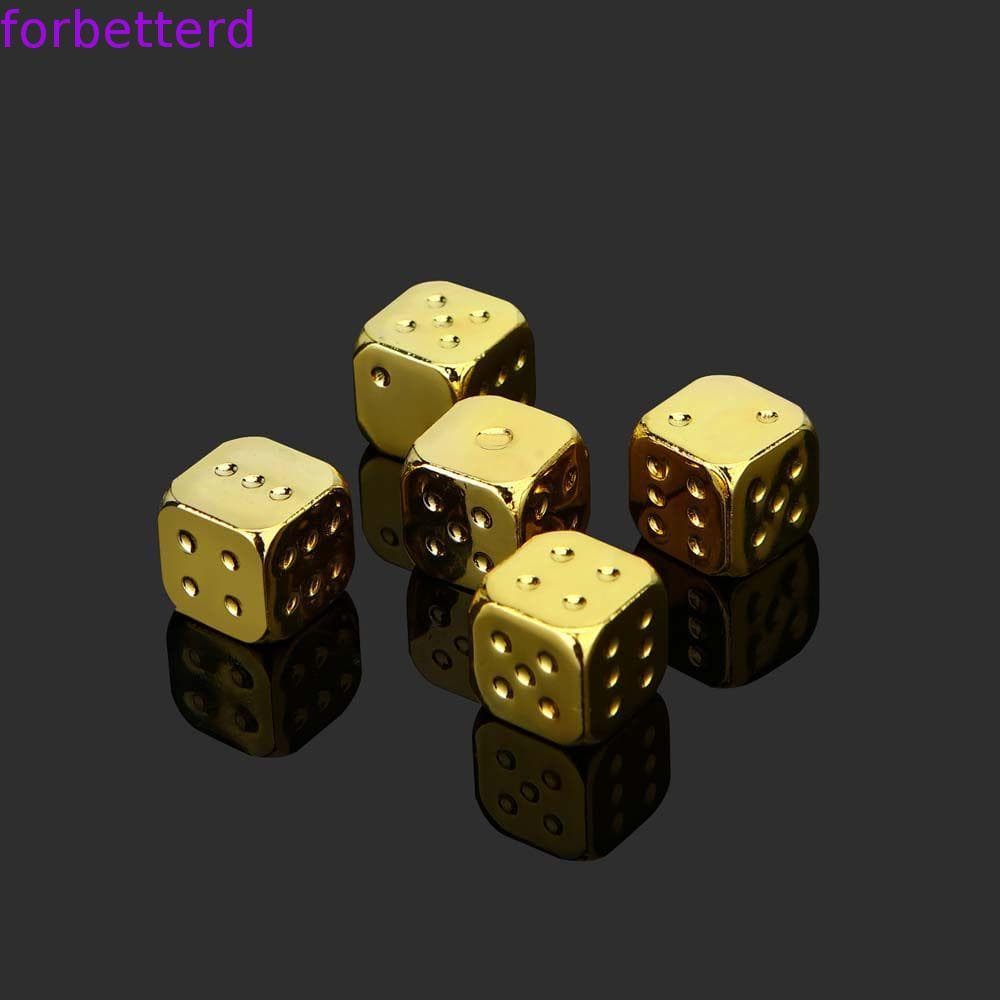 FORBETTERD 6 Lados Dados Jogo De Quebra-Cabeça Brinquedo Jogando Jogos De Tabuleiro Festa De Família KTV De Metal