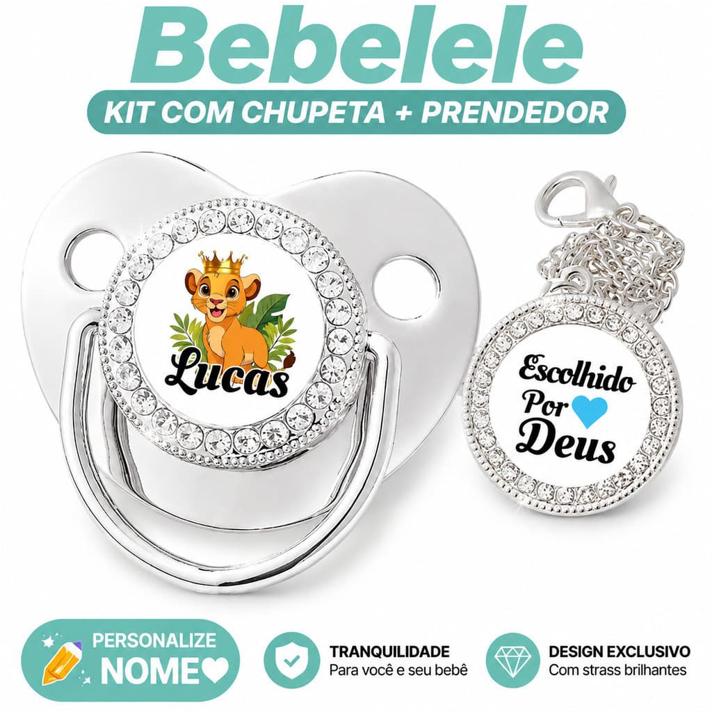 Chupeta para bebês com nome personalizado do bebê, chupeta de silicone BPA Free &331