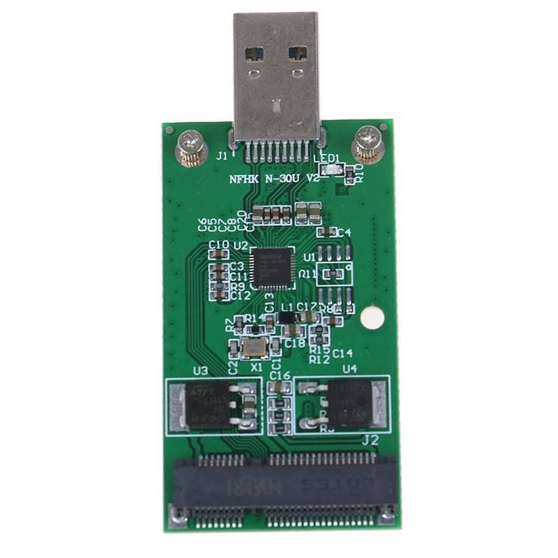 [Dhiint] 1Pc Mini USB 3.0 Para PCIE mSATA SSD Externo PCBA Placa Adaptadora Transportadora