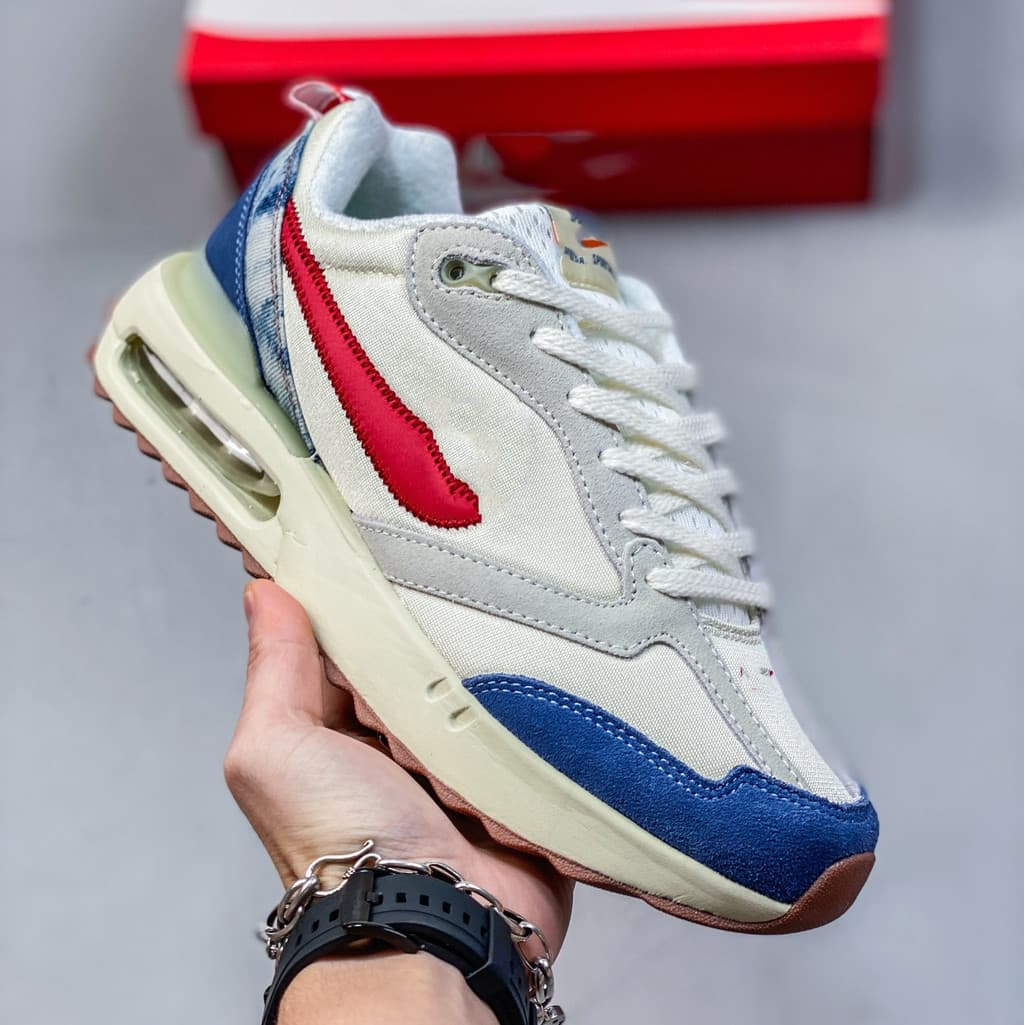 Tênis de corrida retrô Max Style Dawn, tênis de corrida com amortecimento a ar da série Dawn, tênis esportivos casuais v