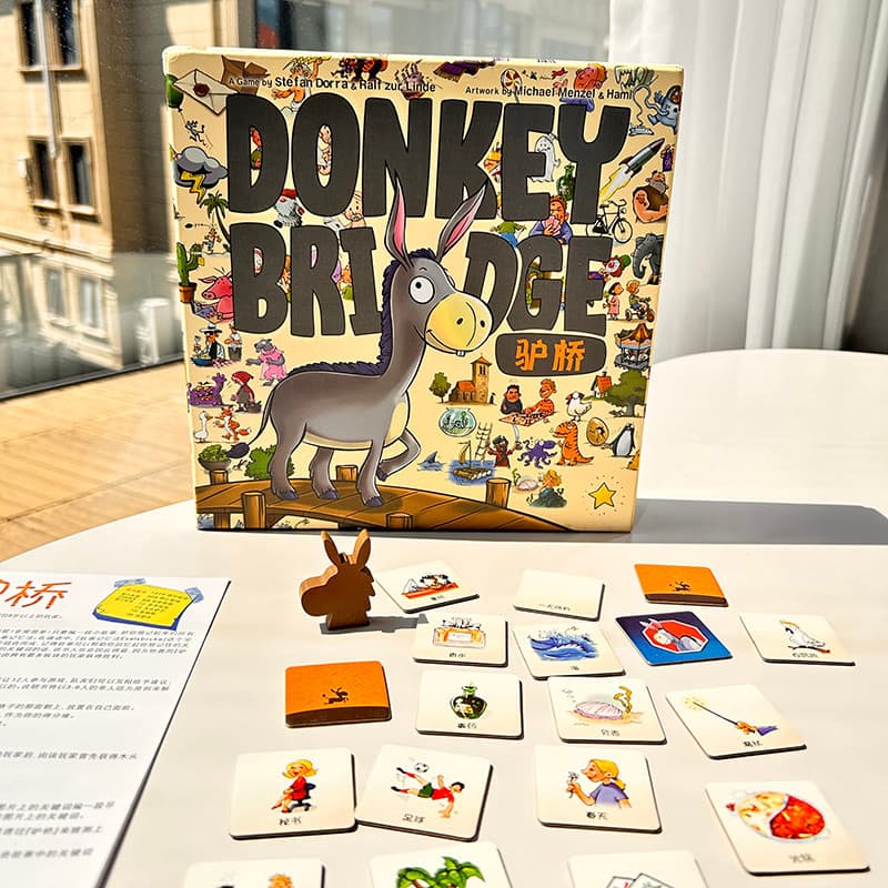 Burro ponte jogo de tabuleiro crianças jogo de treinamento de memória festa de família interação pai-filho brinquedo de 