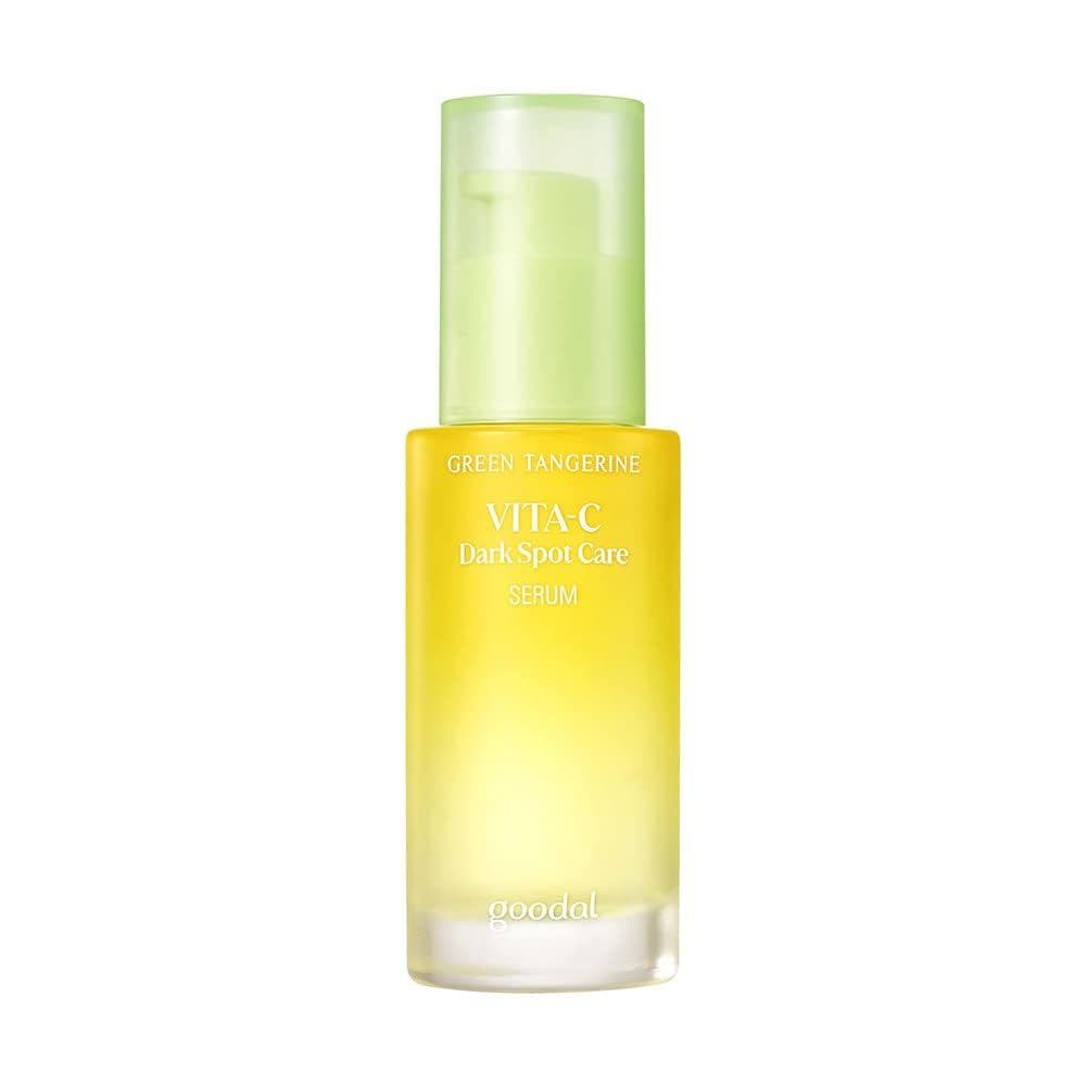 GOODAL Green Tangerine Vita C 15 Ampolas, Cuidado Coreano, Sérum de Vitamina C, Cuidado Facial Diário Hidratante para Li