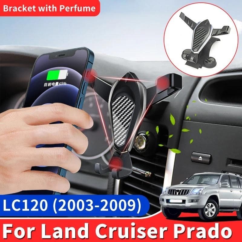 Para 2003-2009 Toyota Land Cruiser Prado 120 Ventilação De Ar Suporte Do Telefone Carro Lc120 FJ120 J120 Acessórios Modi