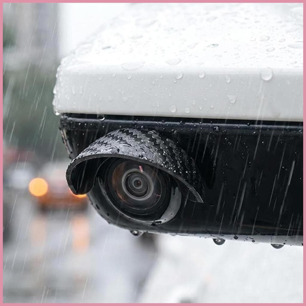 Câmera De Visão Traseira Capa De Chuva 4 Peças Adesivo-Backed Universal Guarda Carro Invertendo Para Caminhão Sedan wana
