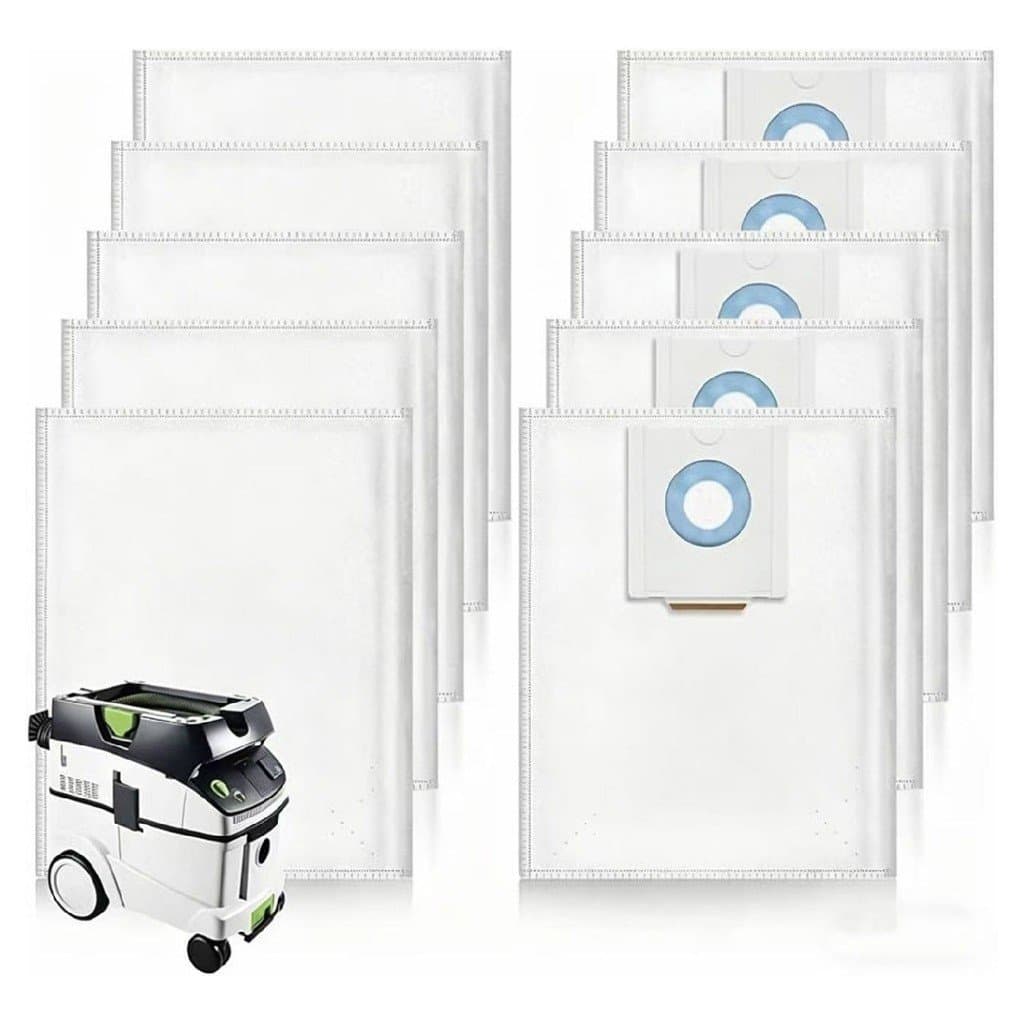 Saco de aspiração Festool para aspirador de pó elétrico, saco de coleta de pó universal CT36, saco de filtro de tecido n