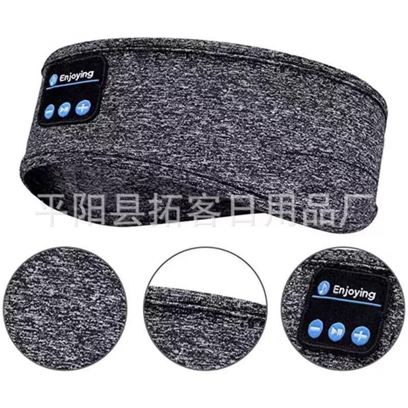 Novo sem fio bluetooth lenço música esportes fone de ouvido bluetooth bluetooth bandana sono sombreamento