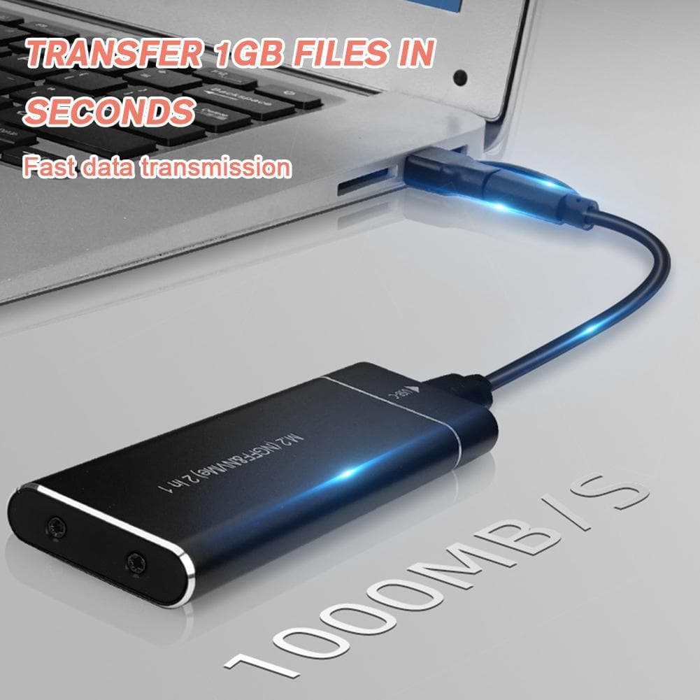 Protocolo Duplo M2 SSD Case M . 2 NVMe SATA Gabinete 10Gbps C Externo Tipo 3.1 USB B0G1