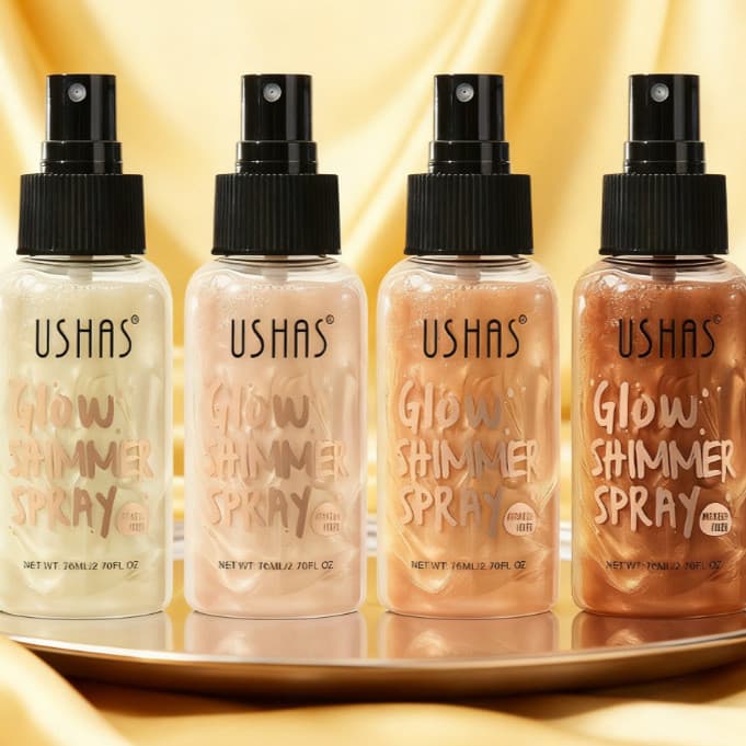 Base líquida de destaque líquido iluminando corretivo segurando maquiagem Glitter fundação maquiagem