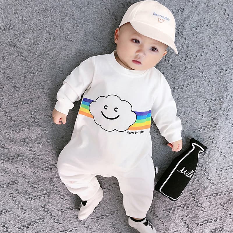 Roupas de bebê recém-nascido outono inverno terno menino inverno bebê menina macacão Outing abraço roupas bonito Super e