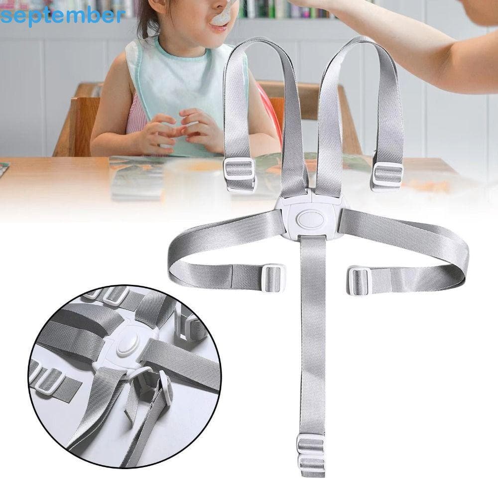 Correias De Cadeira Alta SEPTEMBERB , Cinto Ajustável Para De Alimentação De Bebê Com Fivela De Liberação Rápida , 5 Pon