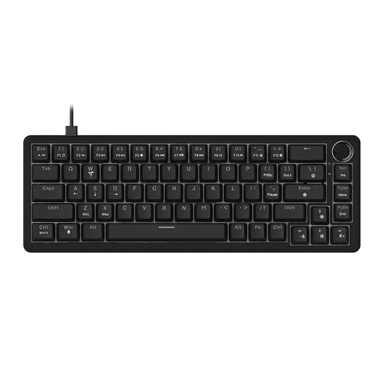 Teclado Mecanico Ajazz AK690, Rainbow, Switch Peach, Black, AK690-BK