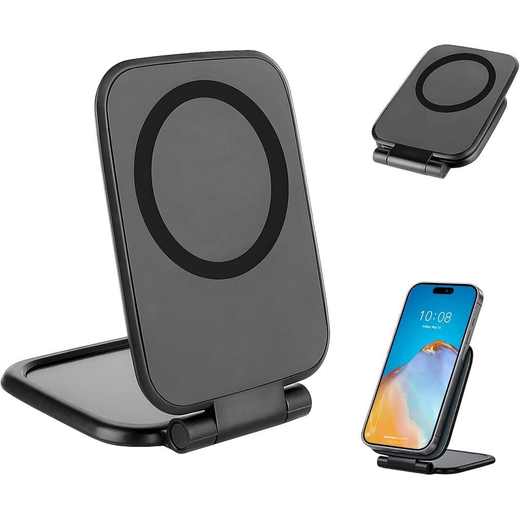 Suporte Magnético para Telefone de Carro, Ultra Fino 3.5mm, Suporte Dobrável para Telefone de Carro, 270 °   Suporte Ant