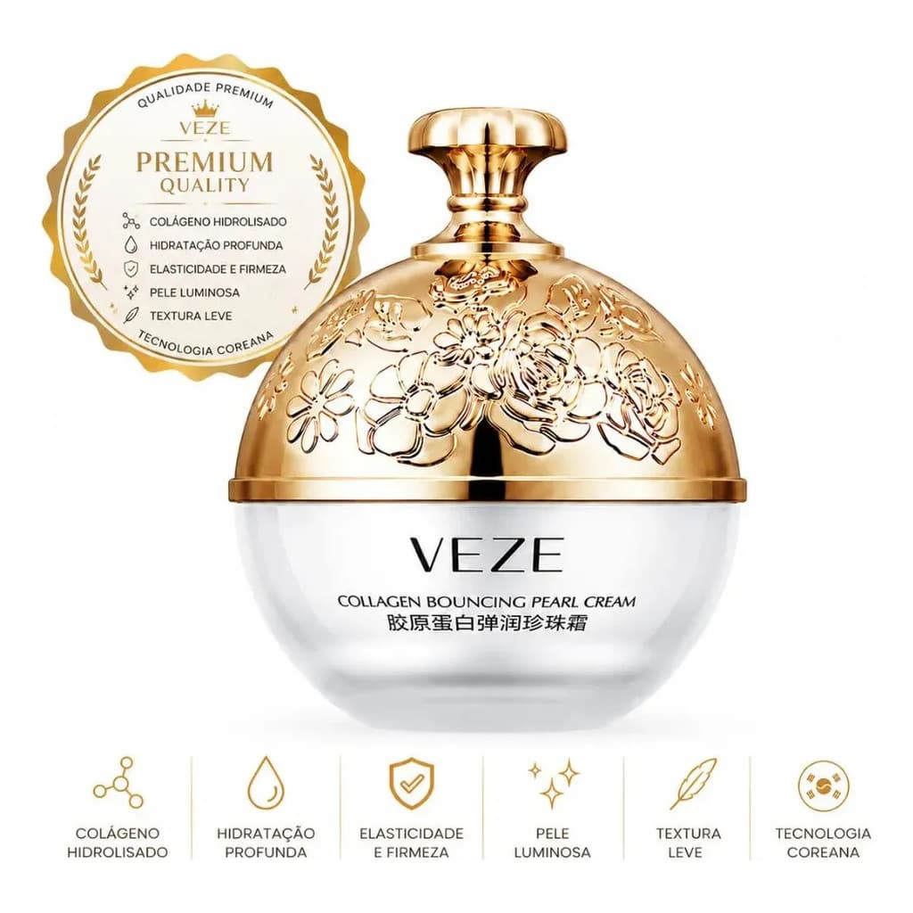 Creme Facial Colágeno Etae Anti Idade Firmador Cápsulas