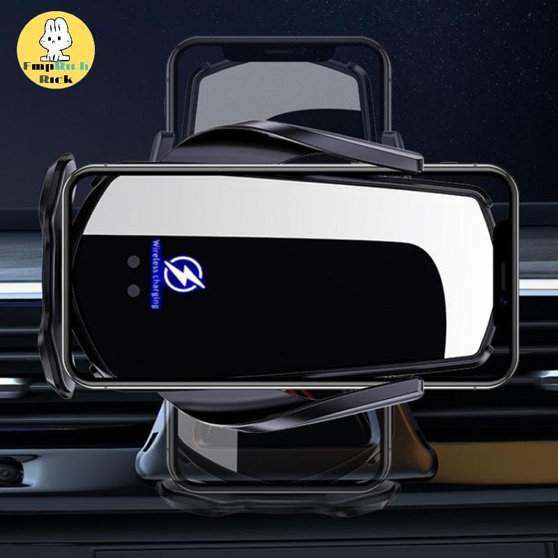 EMRRK > Sensor Inteligente 15W Carregador De Carro Sem Fio Suporte De Telefone Com Fixação Automática Para Novo