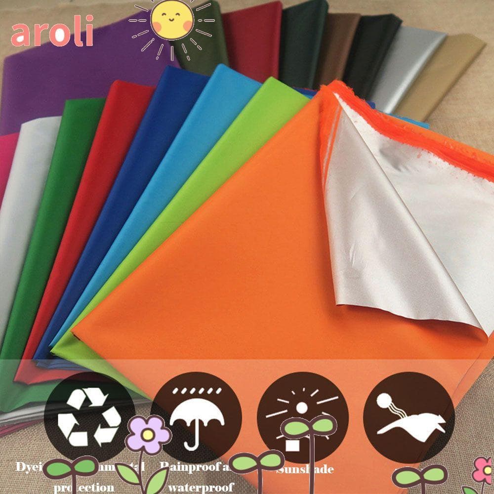 AROLI 100cm * 150cm Tecido Revestido De Prata Moda Kite Pano DIY Artesanato Tenda Patchwork Costura Têxtil