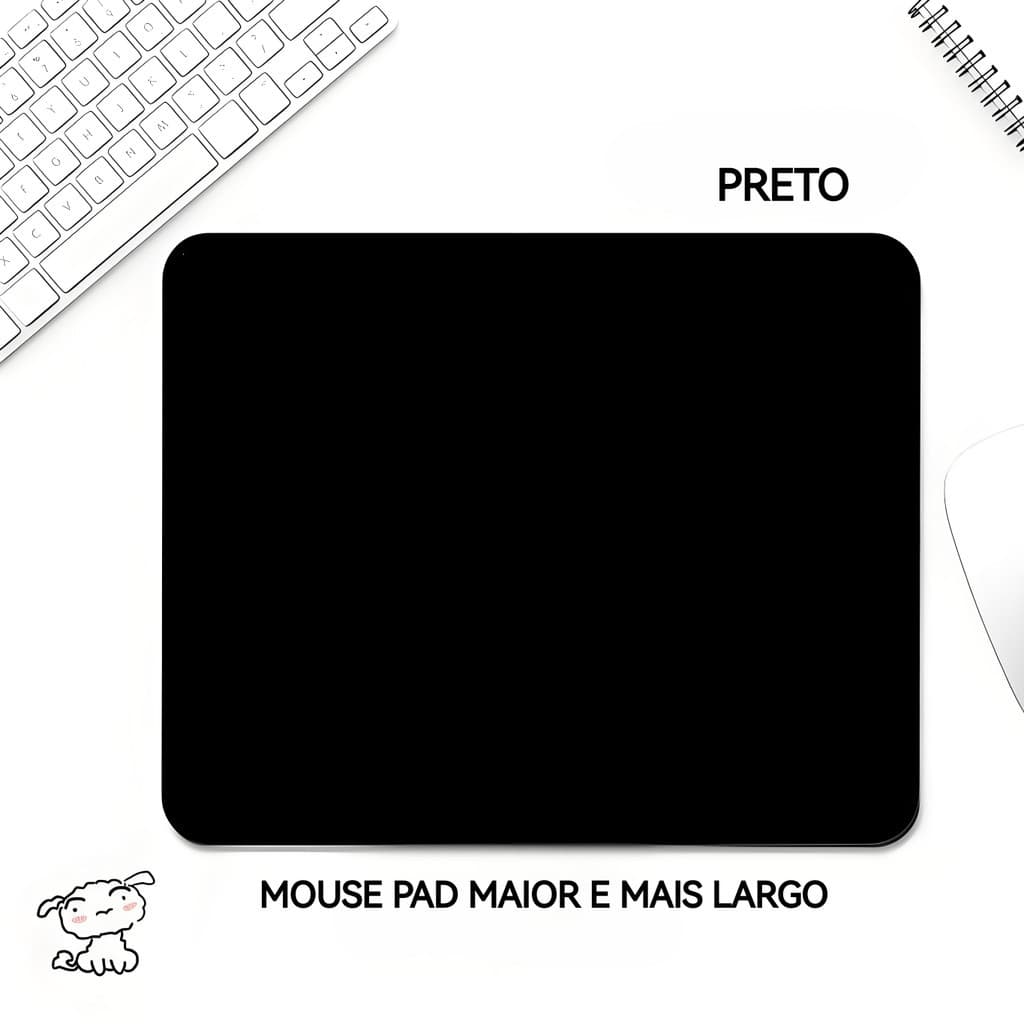 Desk Pad Mousepad Gamer 32x42 cm De Borracha Antiderrapante Para Computador E Notebook