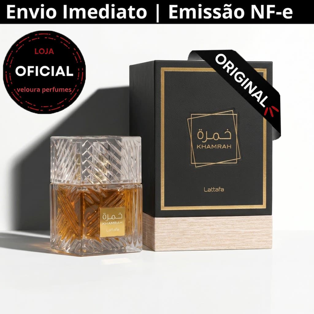 Envio SP Frete Grátis | Perfume Khamrah Original Importado Alta Fixação 100ml Luxo Árabe Masculino/Feminino