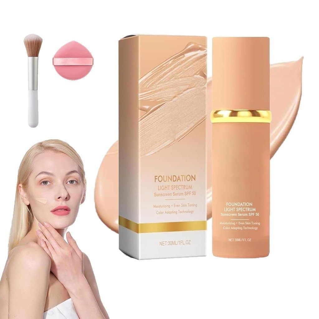 Base de maquiagem quatro em um que muda de cor, base Careoast, base Match Cosmetics, base Nuvoria, base líquida quatro e