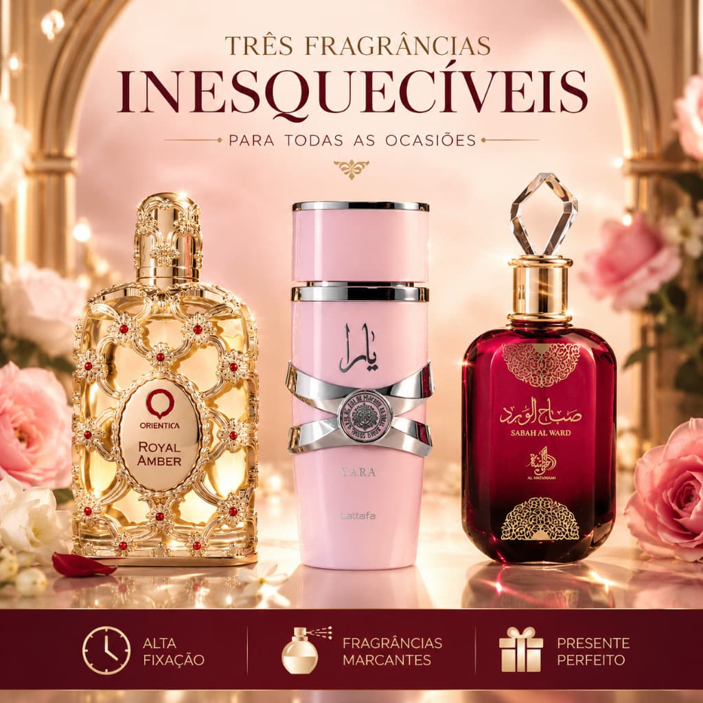 PERFUME IMPORTADO ARABES FEMININO PREMIUM