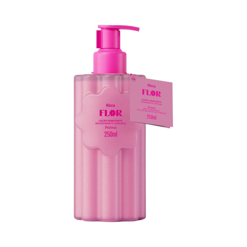 Loção Hidratante Corporal Ricca Flor Peônia 250ml
