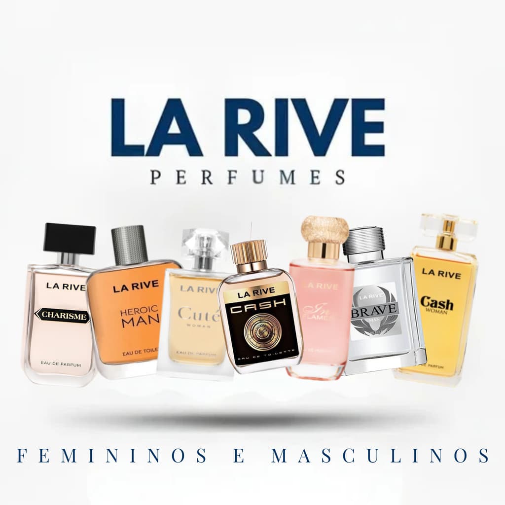 Perfumes La Rive Femininos e Masculinos Original Importado Longa Fixação