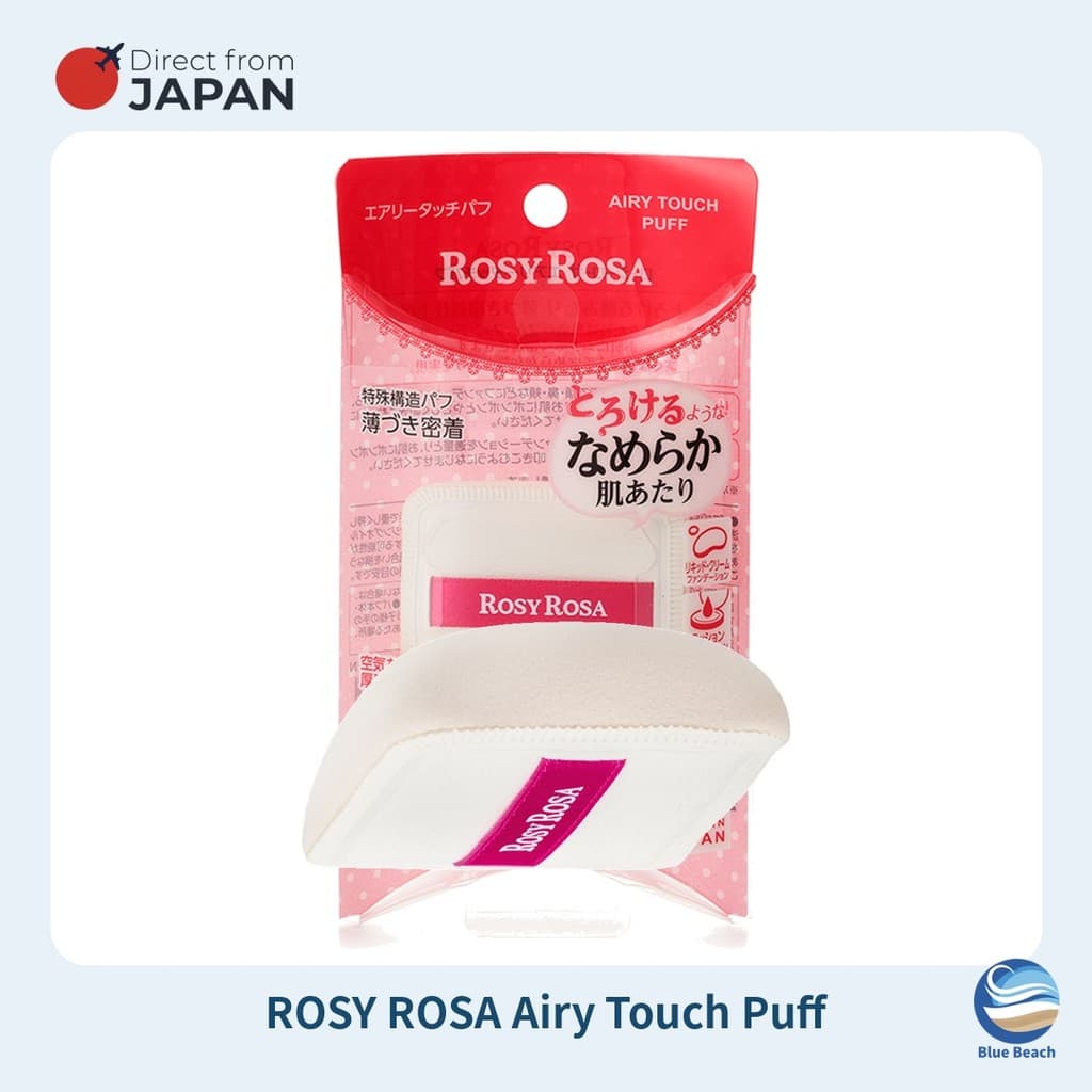 ROSY ROSA Airy Touch Puff Esponja para Base/Toque Macio/Base Liquida Cushion/Quadrada Redonda