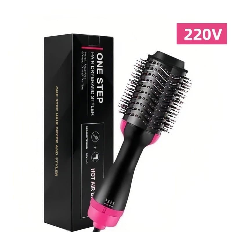 Escova Secadora 220V Alisador Elétrica Quente Cabelo profissional Com 4 Em1 Hair Styler Bivolt